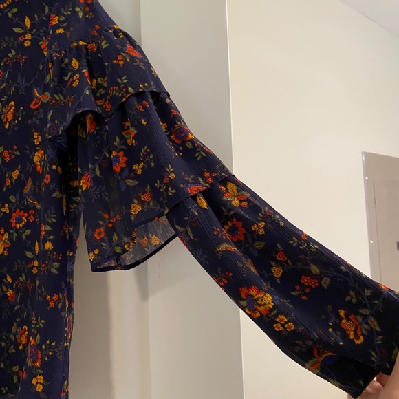 Madewell Ruffle-Sleeve Top in Climbing Vine - Picture 5 of 8